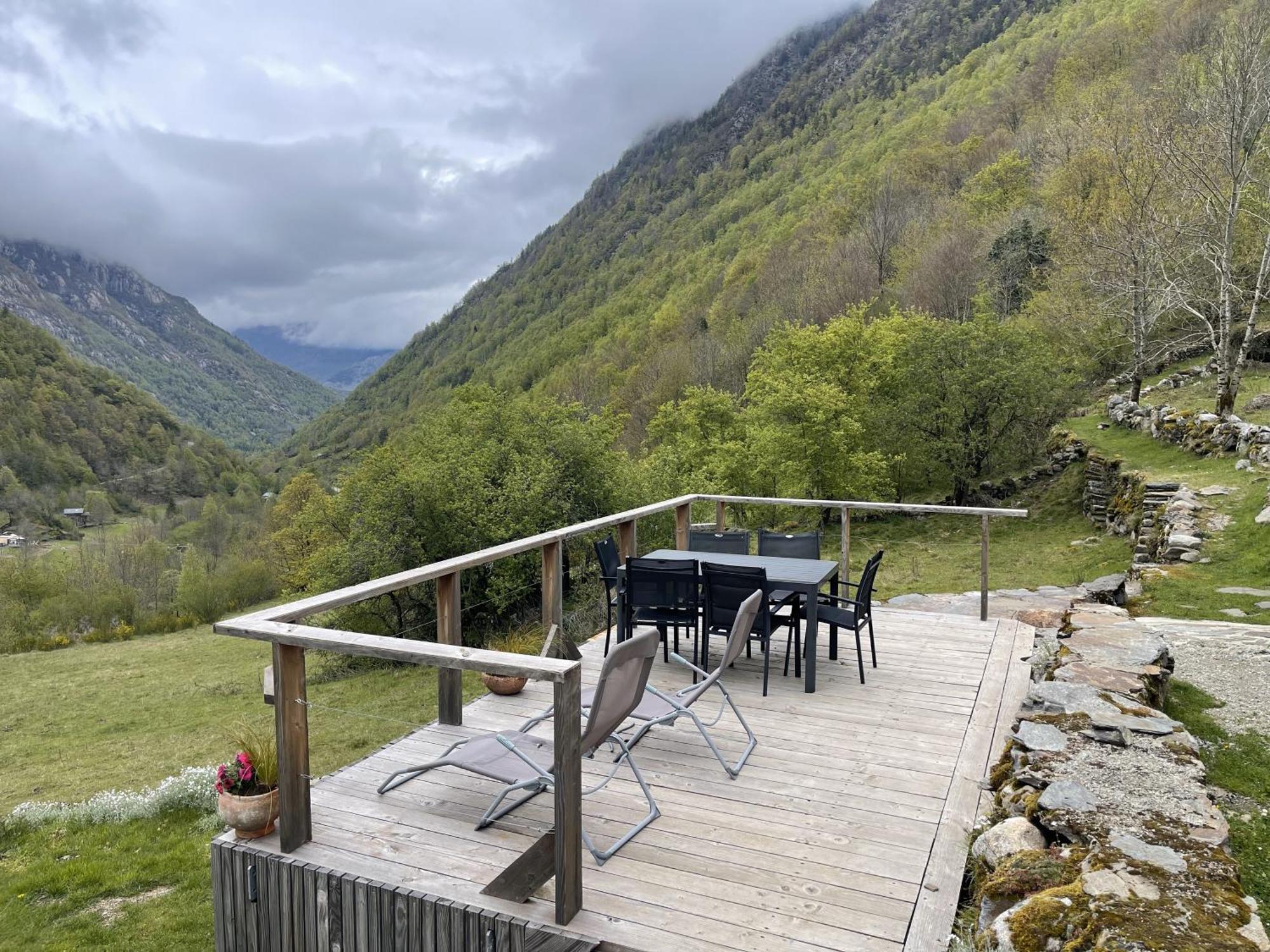 Grange Renovee, Pyrenees Ariegeoises, Gite Haute Ariege Auzat ภายนอก รูปภาพ